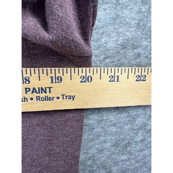 Feathers Maternity "Love" Sweatshirt Medium Burgundy - Picture 4 of 5